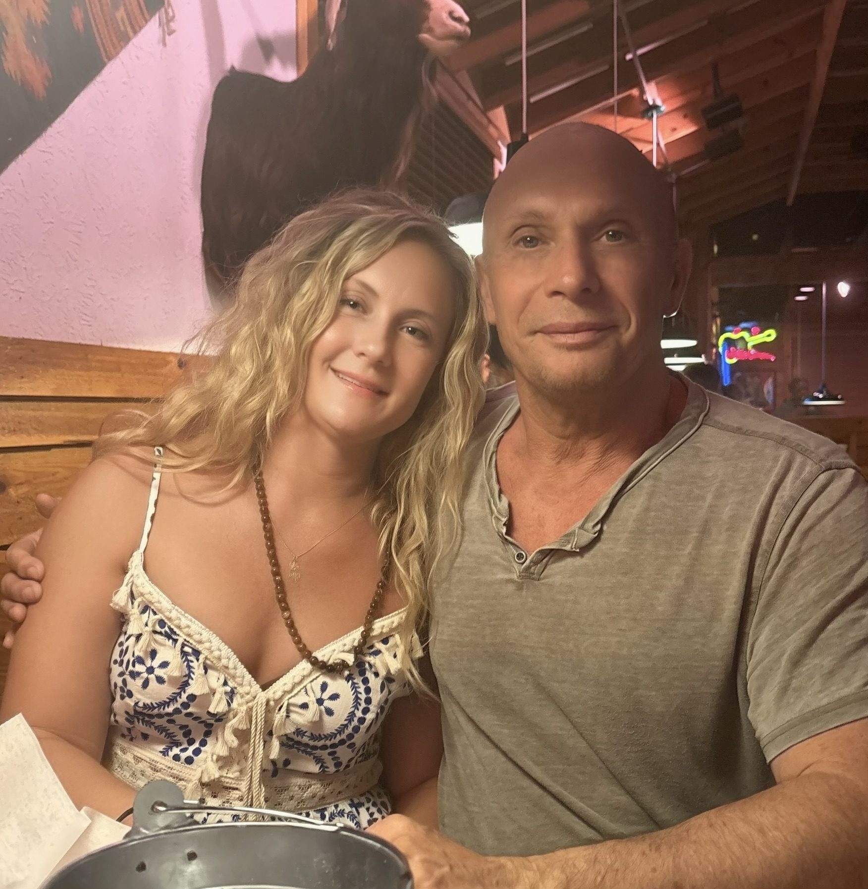 Luca Bosurgi with his wife
